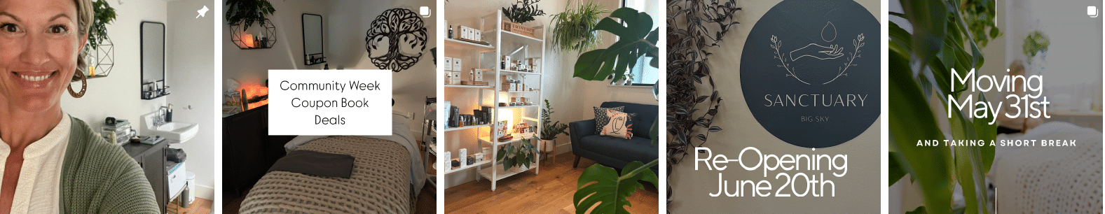 Big Sky Spa instagram posts