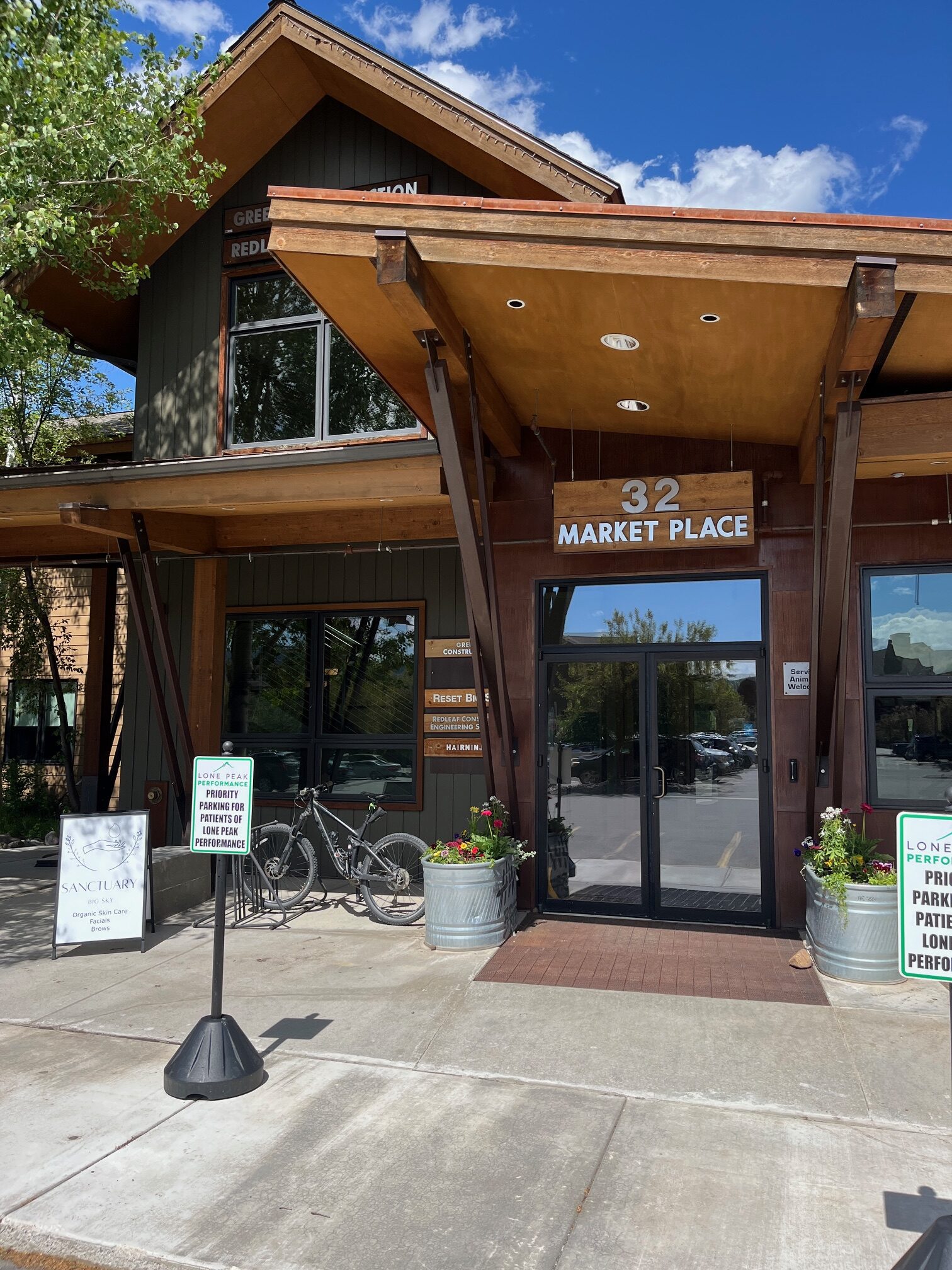 big-sky-spa-location Entrance to Sanctuary Big Sky Day Spa